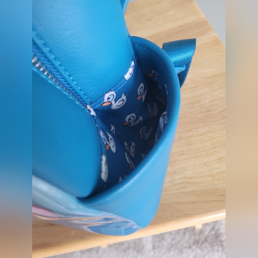 RARE Stitch and Duckling Loungefly Disney Backpack - Picture 6 of 12